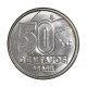 Moeda V-411 50 Centavos 1990 FC Rendeira  Aço Inoxidável Ø19,5mm 2,8gr.