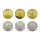 Set 6 moedas Quirguistão Ásia