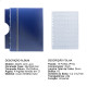 Álbum de Luxo Azul 10 Folhas para 630 Moedas 3BZN G