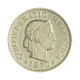 Km#26 5 Rappens 1970 B MBC Suíça Europa Cupro-Níquel 17.15(mm) 2(gr)