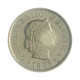 Km#26 5 Rappens 1963 B MBC Suíça Europa Cupro-Níquel 17.15(mm) 2(gr)