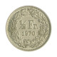 Km#23a.1 ½ Franc 1970 MBC+ Suíça Europa Cupro-Níquel 18.2(mm) 2.2(gr)