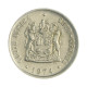 Km#85 10 Cents 1974 MBC África do Sul África Níquel 20.7(mm) 4(gr)