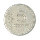 Km#65 5 Centavos 1970 MBC+ Argentina América  Alumínio 16(mm) 0.9(gr)