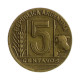 Km#40 5 Centavos 1948 MBC Argentina América Bronze Alumínio 17(mm) 2(gr)