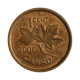 Km#490 1 Cent 2006 MBC Canadá América Aço com revestimento de cobre 19.05(mm) 2.25(gr)