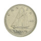 Km#77.2 10 Cents 1981 MBC Canadá América Níquel 18.034(mm) 2.07(gr)