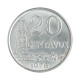 Moeda V-309 20 Centavos 1978 SOB Aço Inox Ø25mm 5,7gr.