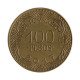 Km#296 100 Pesos  2017 MBC Colômbia  América  Aço com Revestimento de Latão 20.3(mm) 3.34(gr)