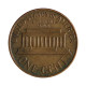 Km#201 1 Cent 1968 BC Estados Unidos  América  Lincoln Memorial  Bronze 19(mm) 3.11(gr)