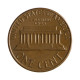 Km#201 1 Cent 1974 D MBC Estados Unidos  América  Lincoln Memorial  Bronze 19(mm) 3.11(gr)