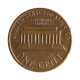 Km#201 1 Cent 1978 MBC Estados Unidos  América  Lincoln Memorial  Bronze 19(mm) 3.11(gr)