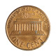 Km#201b 1 Cent 1988 BC Estados Unidos  América  Lincoln Memorial  Zinco com revestimento de cobre  19.05(mm) 2.5(gr)