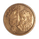 Moeda V-458 1 Centavo 1999 MBC+ Data Difícil Aço Revestido de Cobre Ø17mm 2,4gr.