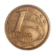 Moeda V-458 1 Centavo 1999 MBC+ Data Difícil Aço Revestido de Cobre Ø17mm 2,4gr.