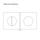 Coins Holder Porta Moedas Autocolante Angular Organizer 23mm