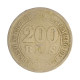 Moeda V-022 200 Réis 1880 MBC C/ Marca de Verniz Cupro Níquel Ø32mm 15gr.