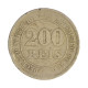 Moeda V-022 200 Réis 1880 MBC C/ Marca de Verniz Cupro Níquel Ø32mm 15gr.