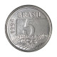 Moeda V-431 5 Cruzeiros Reais 1994 SOB/FC Data Dífícil Aço Inoxidável Ø21mm 3,3gr.