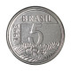 Moeda V-430 5 Cruzeiros Reais 1993 SOB/FC  Aço Inoxidável Ø21mm 3,3gr.