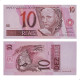 Cédula C-291 10 Reais 1999 1º Série FE - Pedro S. Malan / Armínio Fraga Neto (1ª chancela)