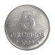 Moeda V-351 5 Cruzeiros 1982 SOB/FC Café Aço Inoxidável Ø22mm 4,5gr.