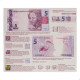 Folder Encarte para Cédula de 5 Reais Descritivo 2ª Família
