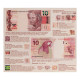 Folder Encarte para Cédula de 10 Reais Descritivo 2ª Família