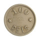 Token 100 Réis MBC Brasil América Ø20mm 4,56gr.