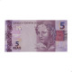 Cédula C-343 EA 5 Reais 2017 FE - Henrique de C. Meirelles / Ilan Goldfajn