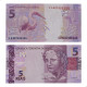 Cédula C-343 EA 5 Reais 2017 FE - Henrique de C. Meirelles / Ilan Goldfajn