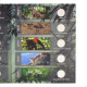 Álbum Moedas do Peru Fauna Silvestre Ameaçada
