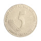 Moeda KM#105 5 Centavos 2000 MBC Equador América Aço Inoxidável Ø21,2mm 4,95gr.