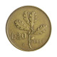Moeda KM#97.1 20 Liras 1958 R MBC Itália Europa Bronzital Ø21,25mm 3,6gr.