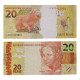Cédula C-355 IF 20 Reais 2020 SOB/FE - Paulo Roberto N. Guedes / Roberto Campos Neto