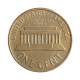 Moeda KM#201 One Cent Lincoln Memorial 1966 MBC USA América Bronze Ø19mm 3,11gr.