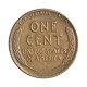 Moeda KM#A132 One Cent Lincoln Espiga de Trigo 1945 MBC USA América Bronze Ø19mm 3,11gr.