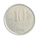 Moeda V-448 10 Centavos 1996 MBC Data Vazada Aço Inoxidável Ø22mm 3,6gr.