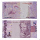 Cédula C-343 ED 5 Reais 2017 FE - Henrique de C. Meirelles / Ilan Goldfajn