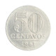 Moeda V-273 50 Centavos 1961 MBC Alumínio Ø21mm 1,7gr.