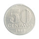 Moeda V-270 50 Centavos 1958 MBC+ Alumínio Ø21mm 1,7gr.