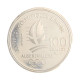 Moeda Km#972 100 Francs 1989 SOB/FC França Europa Olimpíadas de 1992, Albertville - Patinação Gelo Prata 0.900 Ø37mm 22,