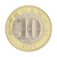 Moeda KM#New 10 Yuan 2024 FC China Ásia Ano do Dragão Bimetálico Ø27mm 9,2gr.