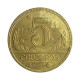 Moeda V-253 5 Cruzeiros 1943 MBC/SOB C/Leve Mancha Bronze Alumínio Ø27mm 9gr.
