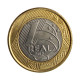 Moeda V-599 1 Real 2012 SOB/FC Entrega da Bandeira Olímpica Bimetálico Ø27mm 7gr.*