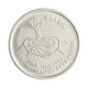 Moeda Casal FAO 10 E 25 Centavos 1995 MBC+ Aço Inoxidável