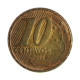 Moeda V-493 10 Centavos 2000 BC Batida Dupla "Brasil" Aço R Bronze Ø20mm 4,8gr.