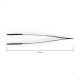 Pinça de Metal com Ponta Emborrachada - 25CM