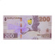 Cédula P#66 200 Kwacha 2024 Zâmbia África FE
