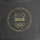 Estojo para Moedas Olímpicas Rio 2016 Preto